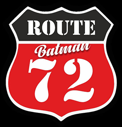 72 Batman Sticker 10x10 cmRenkli Sticker