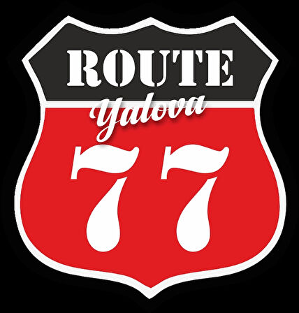 77 Yalova Sticker 10x10 cmRenkli Sticker