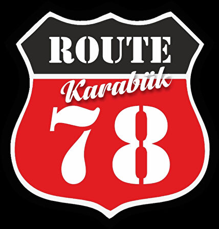 78 Karabük Sticker 10x10 cmRenkli Sticker