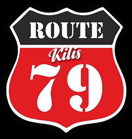 79 Kilis Sticker 10x10 cmRenkli Sticker