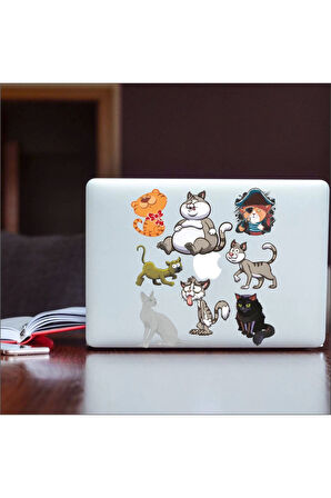 Maymun Sticker Set-1 12 Parça Telefon, Tablet, Defter, Laptop Sticker