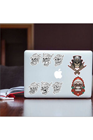 Agresif Hayvanlar Sticker Set-5 13 Parça Telefon, Tablet, Defter, Laptop Sticker