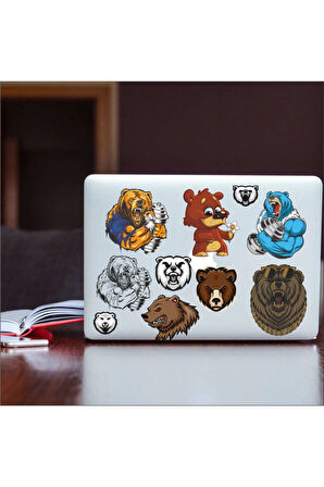 Köpek Pitbull Sticke Set 11 Parça Telefon, Tablet, Defter, Laptop Sticker