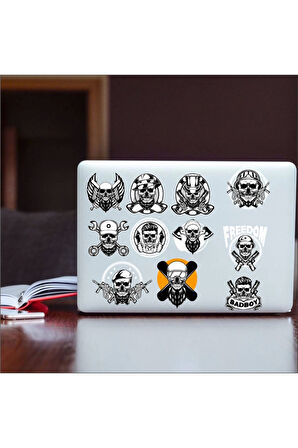 Zombie Sticker Set-2 15 Parça Telefon, Tablet, Defter, Laptop Sticker