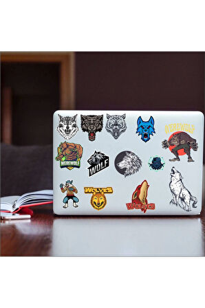 Balık Stikcer Set-1 15 Parça Telefon, Tablet, Defter, Laptop Sticker