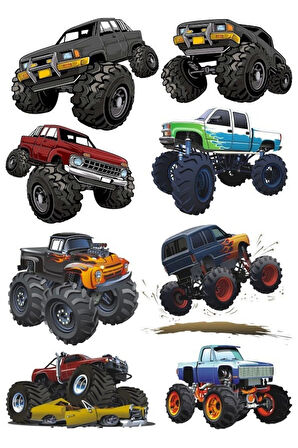 Büyük Arablar Sticker Set-1 8 Parça Telefon, Tablet, Defter, Laptop Sticker