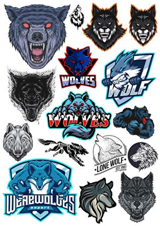 Kurt Sticker Set-4 12 Parça Telefon, Tablet, Defter, Laptop Sticker