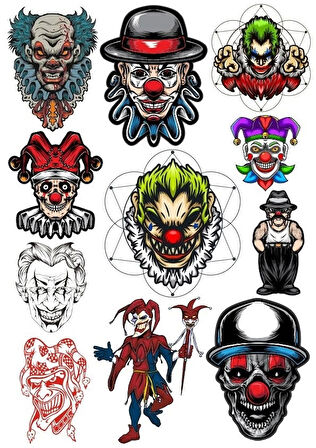 Kuru Kafa Paylanço Sticker Set 11 Parça Telefon, Tablet, Defter, Laptop Sticker