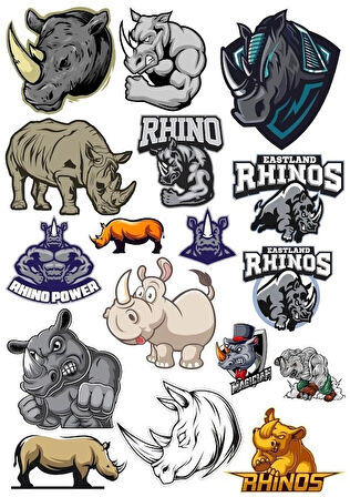 Asker Sticker Set-2 13 Parça Telefon, Tablet, Defter, Laptop Sticker