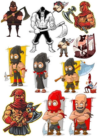 Cellat Sticker Set 5 12 Parça Telefon, Tablet, Defter, Laptop Sticker