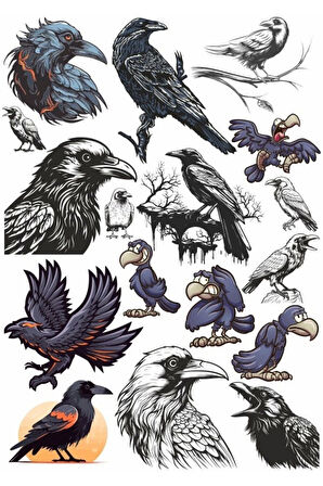 Kargalar Sticker Set 1