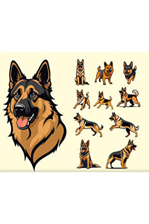k9 Sticker Set