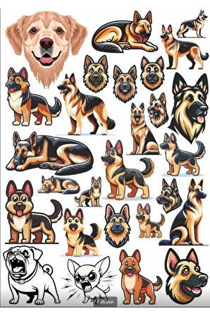 K9 Köpek Sticker Set 2