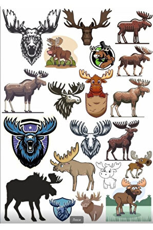 Geyik Sticker Set 1