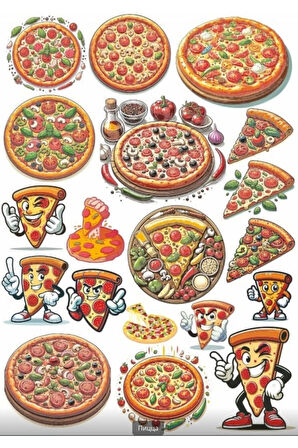 Pizza Sticker Set 2