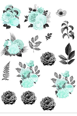 Mavi Güller Sticker Set 2