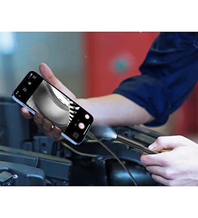 Apprise HK-317 İOS İphone İpad Uyumlu Endoskop Yılan Kamera 5 Metre (Sert Kablo)