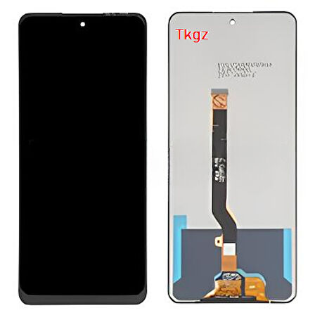 Tkgz - Tecno Camon 19 Uyumlu Lcd Ekran Dokunmatik SERVİCE - PACK