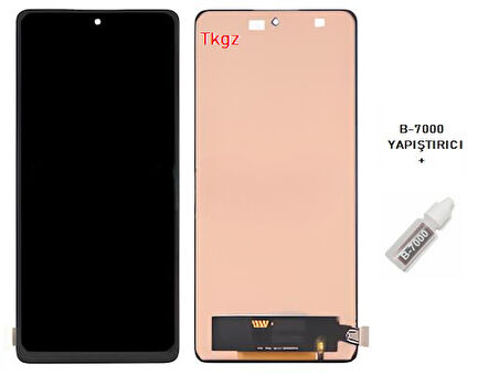 Tkgz - Xiaomi Mİ 11T PRO Uyumlu Lcd Ekran Dokunmatik SERVİCE - PACK + B-7000