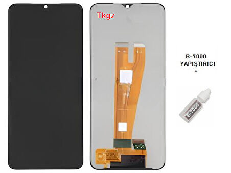Tkgz - Samsung Galaxy A04  - SM-A045 Uyumlu Lcd Ekran Dokunmatik SERVİCE - PACK + B-7000