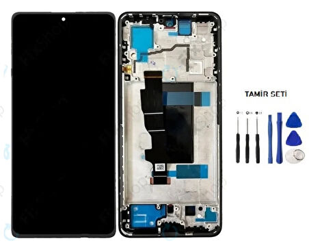 Tkgz - Xiaomi Redmi NOTE 13 PRO (4G) Uyumlu Lcd Ekran Dokunmatik SERVİCE - PACK - FULL ÇITALI + Montaj Seti