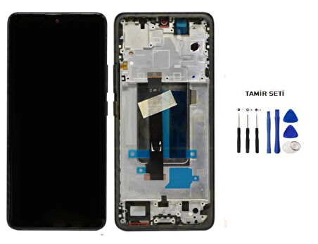 Tkgz - Xiaomi Redmi NOTE 13 PRO (5G) Uyumlu Lcd Ekran Dokunmatik SERVİCE - PACK - FULL ÇITALI + Montaj Seti