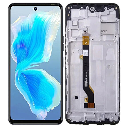 Tkgz - Tecno Camon 18 Uyumlu Lcd Ekran Dokunmatik SERVİCE - PACK - FULL ÇITALI