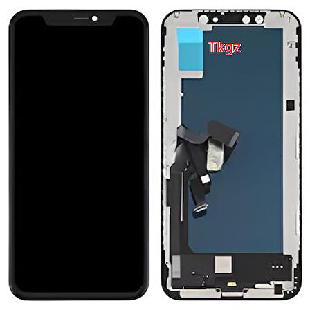 Tkgz - iPhone XS Uyumlu Lcd Ekran Dokunmatik A+A Kalite