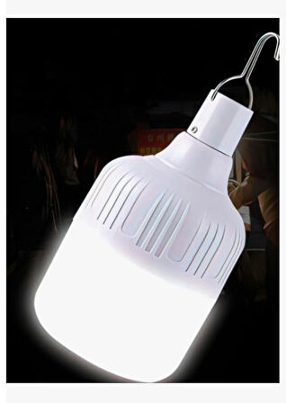 Noas 30w USB Şarj Edilebilir Taşınabilir  Acil Durum LED Torch Ampul ( Beyaz Işık )