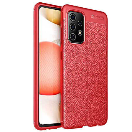 Samsung Galaxy A52 Kılıf Lopard Kamera Korumalı Deri Orjinal Görünümlü Kapak Niss