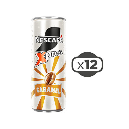 Nescafe Xpress Caramel 250ml x 12 Adet