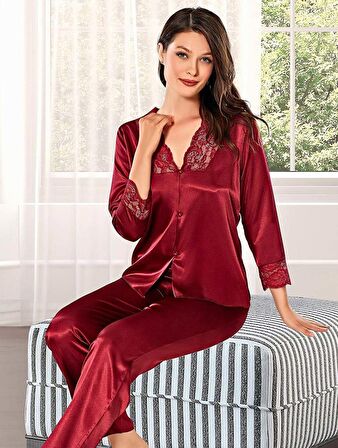 Alissa Bayan 6 lı Saten Gelin Çeyiz Seti 8600