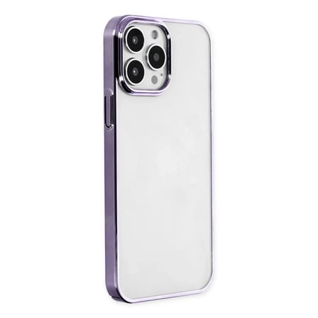 Apple iPhone 13 Pro Max Kılıf Element Silikon - Mor