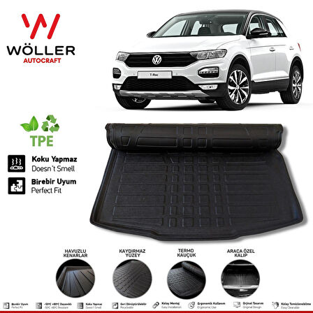 Vw T Roc Bagaj Havuzu 2016 Sonrası 3D Wöller Ultraflex Esnek