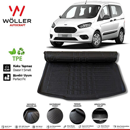 Ford Courier Bagaj Havuzu 2014 2022 Arası 3D Wöller Ultraflex Esnek