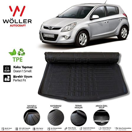 Hyundai İ20 Bagaj Havuzu 2009 2014 Arası 3D Wöller Ultraflex Esnek