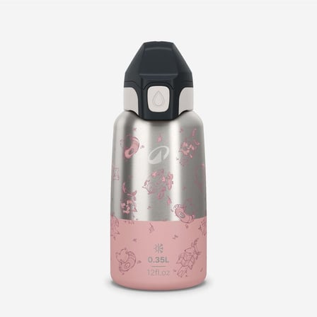QUECHUA Çocuk Outdoor Paslanmaz Çelik Termos - 0,35 L - Pembe