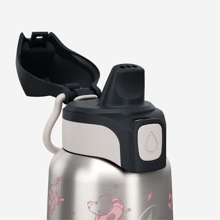 QUECHUA Çocuk Outdoor Paslanmaz Çelik Termos - 0,35 L - Pembe