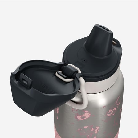 QUECHUA Çocuk Outdoor Paslanmaz Çelik Termos - 0,35 L - Pembe