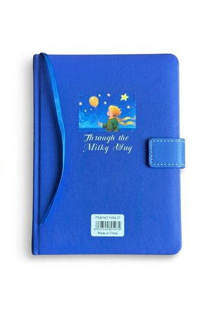 Özel Tasarım Küçük Prens Temalı Mıknatıs Kapaklı Defter - Through the Milky Way
