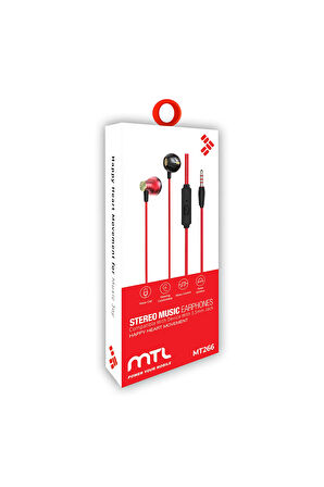 Reno3 Pro 4G Uyumlu Tak Çalıştır Stero 3.5mm Jack Kulaklık MT-A266