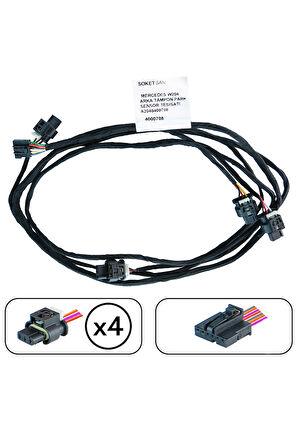 Mercedes W204 Arka Tampon Park Sensör Tesisatı A2045400708