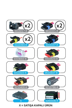 Fiat Marea 1.6 16V Motor Elektrik Tesisatı Yeni Tip (2002-2007)