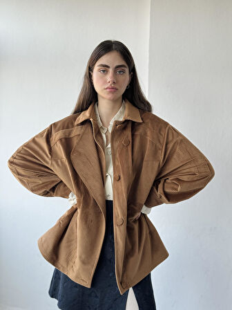 Retrobird Bomber Ceket Mont Kadın Camel