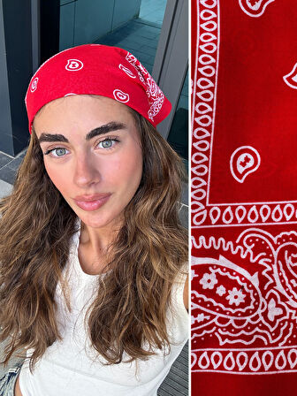 Retrobird Bandana Kadın Kırmızı