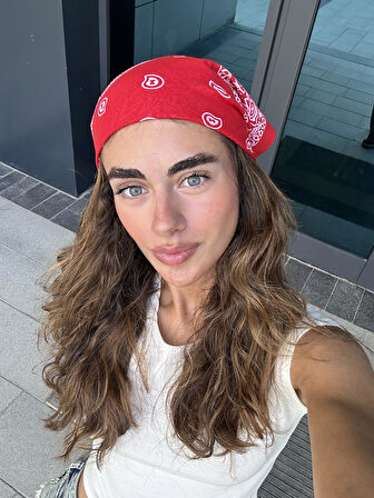 Retrobird Bandana Kadın Kırmızı