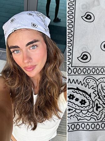 Retrobird Bandana Kadın Beyaz