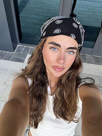 Retrobird Bandana Kadın Siyah