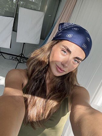 Retrobird Bandana Kadın Lacivert
