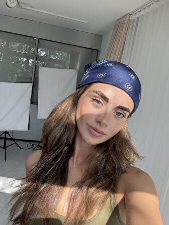 Retrobird Bandana Kadın Lacivert